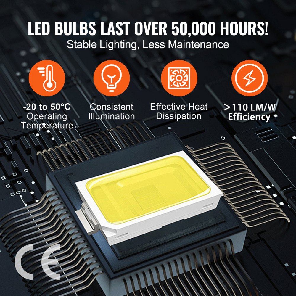VEVOR Hexagon Garage Lights, 26400LM, 6500K 5 Grid Systems Honeycomb Hexagonal Garage LED Lights, DIY Cool White Car Detailing Garage Ceiling Lighting Bright Shop Light for Gym Basement Workshop