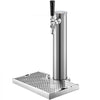 VEVOR Kegerator Tower Kit, Single Tap Beer Conversion Kit, No Tank Keg Conversion Kit, Stainless Steel Keg Tower, Deluxe Kegarator Beer Conversion With Dual Gauge Regulator & D-System Keg Coupler