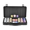 VEVOR Poker Chip Set, 300-Piece Poker Set, Complete Poker Playing Game Set with Carrying  Case, Heavyweight 14 Gram Casino Clay Chips, Cards, Buttons and Dices, for Texas Hold'em, Blackjack, Gambling