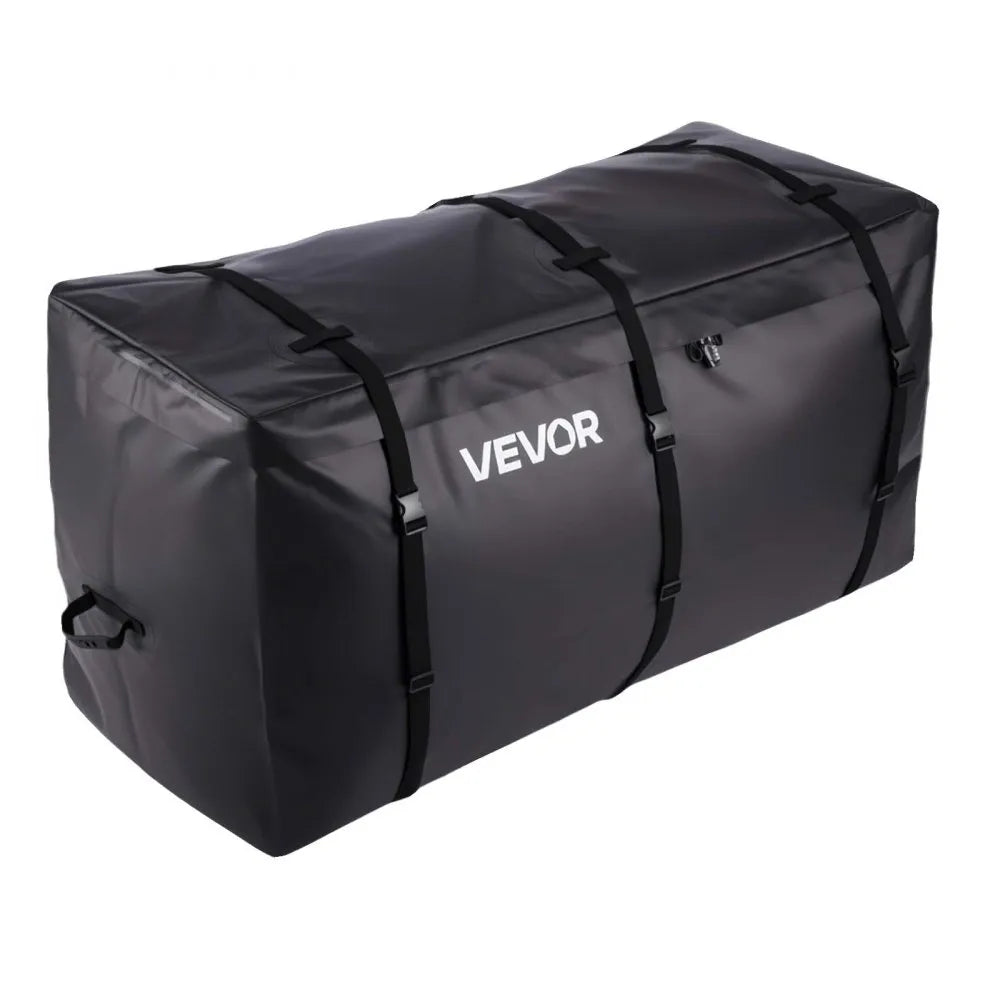 VEVOR Hitch Cargo Carrier Bag, Waterproof 840D PVC, 59.84 x 24.02 x 30.63 in (25 Cubic Feet), Heavy Duty Cargo Bag for Truck Bed Storage with Reinforced Straps, Suitable for Car SUV Vans Hitch Basket