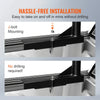 VEVOR Truck Rack, 46-71inch Extendable Truck Ladder Rack, 800 lbs Capacity Steel Ladder Rack for Truck with Non-Drilling J-bolts, Heavy Duty Truck Bed Rack for Kayak, Surfboard, Lumber, Ladder