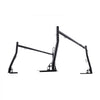 VEVOR Truck Ladder Rack, 49-73 in Width, Extendable Universal Cargo Rack, Heavy Duty Steel with 800 lbs Static Load Capacity, Ideal for Canoes, Surfboards, Ladders, Lumber, Tents, and Large Cargo