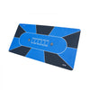 VEVOR Poker Table Top, 70 x 35 Inch Poker Mat for Table, 6-8 Players Foldable Poker Table Top with Carrying Bag, Folding Poker Table Topper for Poker Games, Poker Room, Rectangle, Blue