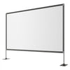 VEVOR Projector Screen with Stands, 120 Inch 16:9 4K 1080P HD Movie Screen, 170° Wide Viewing, Front/Rear Projection Screen with Ground Stakes, Sandbags & Guy Ropes for Home Theater & Backyard Movies