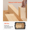 VEVOR Pilates Box for Reformer, 25x17x9 In Pilates Reformers Sitting Box for Exercises, Premium PU and Wood Pilates Equipment Accessory, Improve Strength, Balance, Range of Motion Home Gym, Black