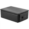 VEVOR Pilates Box for Reformer, 25x17x9 In Pilates Reformers Sitting Box for Exercises, Premium PU and Wood Pilates Equipment Accessory, Improve Strength, Balance, Range of Motion Home Gym, Black