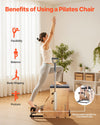 Benefits of using a Pilates chair - flexibility, balance, body shaping, posture