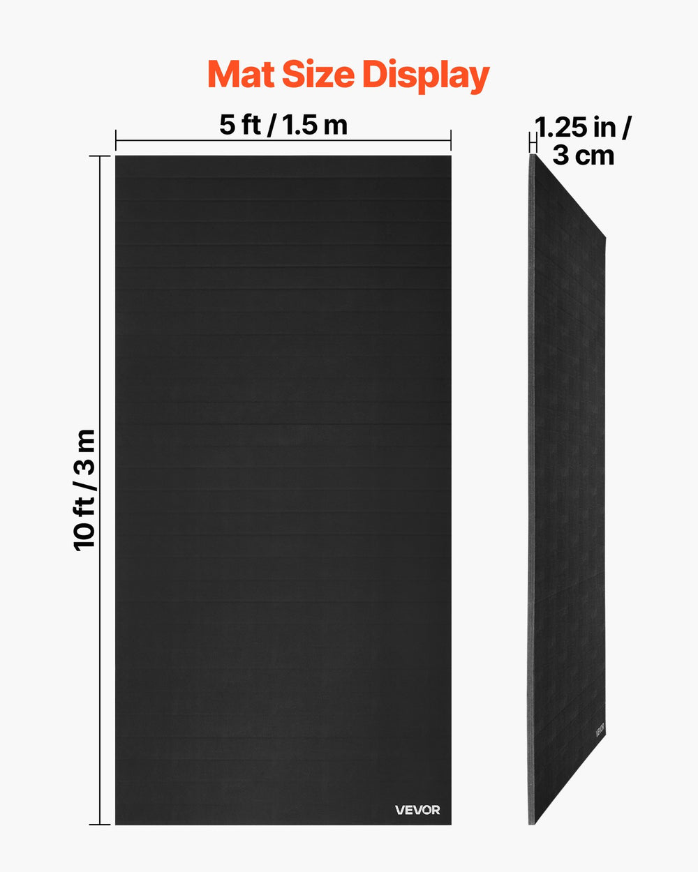 VEVOR 10x5 ft roll-up wrestling mat - view 1
