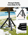 VEVOR foam machine stable tripod structure and iron material detail
