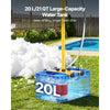 VEVOR Foam Machine, Adjustable Angle Control Foam Cannon Party Machine, Bubble Cannon with 21QT Water Tank, Stable Vertical Design, Dense Foams Maker for Gatherings, Celebrations & Party