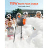 VEVOR Foam Machine, 115 W Party Foam Cannon, Portable Foam Maker with a Tripod Stand, Powerful Foam Party Machine, for Backyard, Pool, Outdoor Events, Birthdays, Celebrations and Party, Grey & Orange