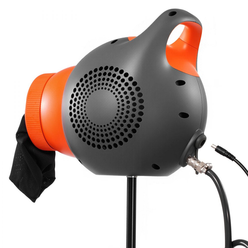 VEVOR Foam Machine, 115 W Party Foam Cannon, Portable Foam Maker with a Tripod Stand, Powerful Foam Party Machine, for Backyard, Pool, Outdoor Events, Birthdays, Celebrations and Party, Grey & Orange