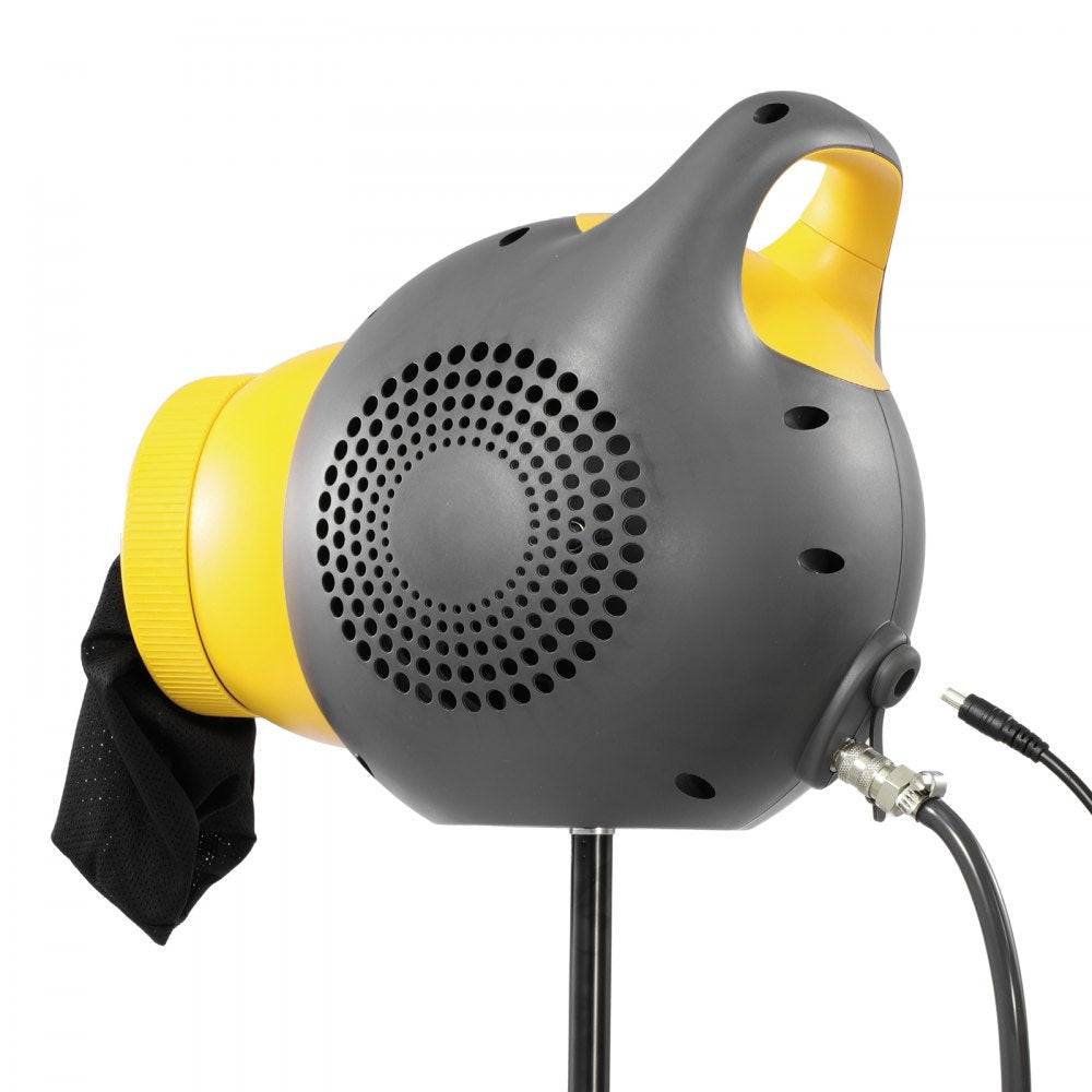 VEVOR Foam Machine, 115 W Party Foam Cannon, Portable Foam Maker with a Tripod Stand, Powerful Foam Party Machine, for Backyard, Pool, Outdoor Events, Birthdays, Celebrations and Party, Grey & Yellow