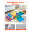 VEVOR Climbing Toys, 7-Piece Set, Foam Climbing Toys for Toddlers 6 Months to 3 Years Old, PU Leather Climbing Blocks, Indoor Climb and Crawl Activity Playset for Crawling & Sliding, Easy to Clean