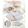 VEVOR Climbing Toys, 5-Piece Set, Foam Climbing Blocks for Toddlers 6 Months to 3 Years, Baby Climbing Blocks with Ball Pit (Balls Not Included), Indoor Climb and Crawl Activity Playset for Crawling