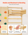 Stable and resistant to bending (solid pine wood, smooth burr-free surface, 1.3 in / 33 mm diameter rungs)