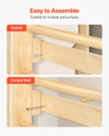 Easy to assemble; suitable for drywall and cement wall mounting examples