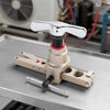 VEVOR Flaring Tool HVAC, 45° Eccentric Single Flaring Tool for 1/4"-3/4" & 6-19mm Copper Aluminum Tubes - with Metric & SAE Clamps, Tube Cutter & Toolbox for Refrigeration Air Conditioner Repair