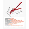 VEVOR 3/16" Brake Line Repair Kit, 45° Single Brake Line Flaring Tool Kit, 25FT Copper-Coated Brake Line with 20 Fittings & 2 Unions, 3-in-1 Tube Bender (1/4", 5/16", 3/8"), Tube Cutter Included
