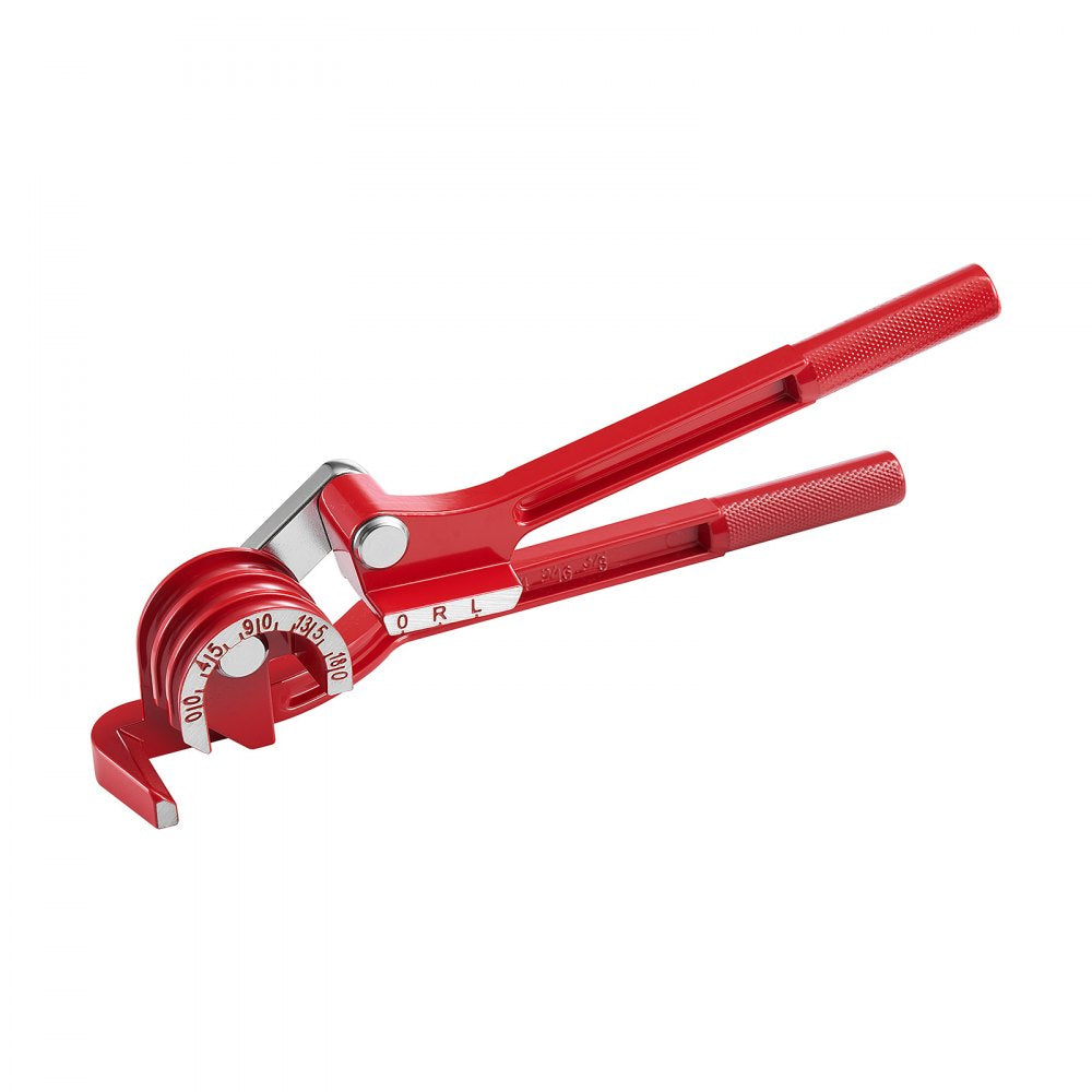VEVOR 3/16" Brake Line Repair Kit, 45° Single Brake Line Flaring Tool Kit, 25FT Copper-Coated Brake Line with 20 Fittings & 2 Unions, 3-in-1 Tube Bender (1/4", 5/16", 3/8"), Tube Cutter Included