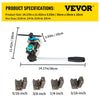 VEVOR Brake Line Flaring Tool, 45 Degree Single, Double, and Bubble Flares for 3/16\", 1/4\", 5/16\" and 3/8\" Tube Size, Suitable for Soft Metal of Copper Lines