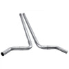 VEVOR Exhaust Pipe, 8 Pcs 2.25 Inch Mild Steel DIY Custom Exhaust Tubing Straight & U-Bend Kit with 90 & 135 Degree Pipes, Galvanized Surface Finish, Universal Fit for Truck, Sedan, Sports Car, SUV
