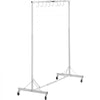VEVOR Painting Rack, 5 ft-7 ft Adjustable Height, 66 lbs Capacity Automotive Paint Rack Stand, 8 Hooks Painting Drying Rack with 4 Swiveling Wheels, Auto Body Stand for Auto Repair Shops & Garage