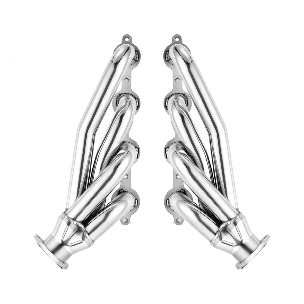 VEVOR Exhaust Headers Manifold Replacement for Chevy LS1 LS2 LS3 LS6 LS7, LS Engine Swap Conversion Exhaust Headers, Stainless Steel, Complete Hardware for Improved Exhaust Flow & Engine Performance