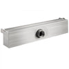 VEVOR Pool Fountain Stainless Steel Pool Waterfall Spillway with Pipe Connector Rectangular Garden Outdoor (17.7\")