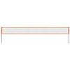 VEVOR Outdoor Portable Volleyball Net System, Adjustable Height Aluminum Poles, Professional Volleyball Set with PVC Volleyball, Pump, Carrying Bag, Heavy Duty Volleyball Net for Backyard, Beach, Lawn