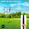 VEVOR Freestanding Volleyball Training Net for Indoor or Outdoor Use, Adjustable Height Portable Net System with Carrying Bag, Professional Volleyball Practice Trainer for Hitting or Serving Drills