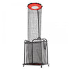 VEVOR Volleyball Setter Training Equipment, Angle and Height Adjustable Volleyball Trainer, Portable Practice Net with Cart, Wheels, Carrying Bag, Indoor Outdoor Target Net for Serving Spiking Setting