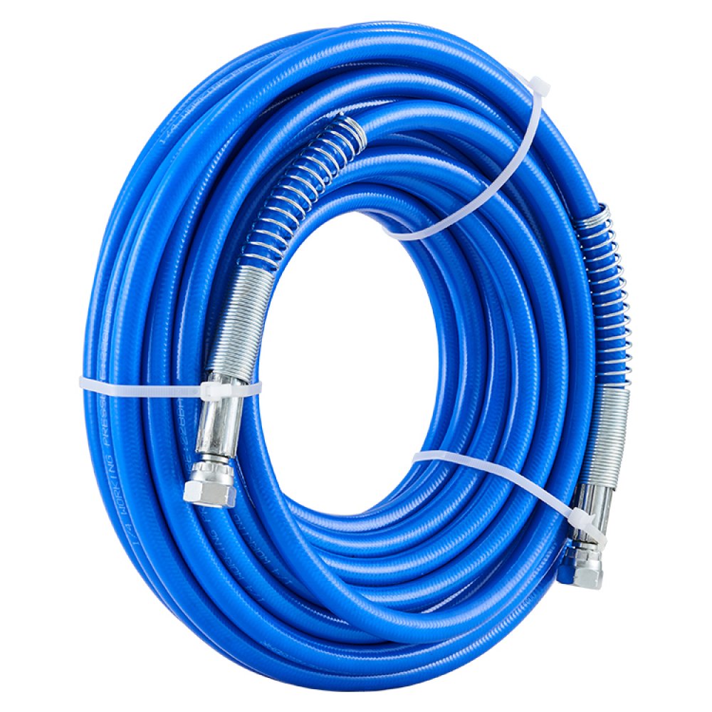 VEVOR Airless Paint Spray Hose Kit, 50ft 3600 psi High Pressure Fiber Tube with 8 inch Extension Rod Pole, Including 517 Tip and Tip Guard, 1/4" Swivel Joint for Homes Buildings Decks or Fences