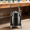 VEVOR Pressure Pot Tank, 5.3 Gal/20 L Heavy Duty Steel Air Tool Pressure Pot, Pressures Pots with Three Quick-Connect Couplers for Home Use, DIY, Art Creations, Large-Diameter Tank