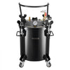 VEVOR Pressure Pot Tank, 5.3 Gal/20 L Heavy Duty Steel Air Tool Pressure Pot, Pressures Pots with Three Quick-Connect Couplers for Home Use, DIY, Art Creations, Large-Diameter Tank