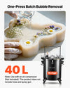 VEVOR Pressure Pot Paint Tank 40 L - one-press batch bubble removal