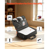 VEVOR PS5 Carrying Case, Travel Bag for Playstation 5 & PS5 Slim Waterproof Nylon, Soft Interior Lining & Padded Dividers for Extra Protection, Spacious Design with Carry Handle for Storage, Home