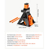 VEVOR Hydraulic Bottle Jack and Jack Stand in One 3 Ton (6613.9 lbs) Lift, for Sedans, Compact SUVs & Small Vans, 10.75"-21.14" Lifting Range, All-in-One Heavy Duty Vehicle Unijack with Wide Base