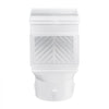 VEVOR Gutter Downspouts, Downspout Diverter Rainwater Collection System Fits for 2x3 or 3x4 Inch Standard Inlet and Φ4inch Outlet, Flexible Rain Water Barrel Kit with Mesh Screen & Transparent, White