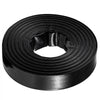 VEVOR Discharge Hose 1-1/2" x 100 ft PVC Lay Flat Backwash Water Pump Hose, for Swimming Pool Sand Filter & Sump Pump, Heavy Duty, Water Transfer Drainage, Weather & Burst-Resistant, with Clamps, Black