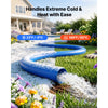 VEVOR Discharge Hose 1-1/2" x 50 ft PVC Lay Flat Backwash Water Pump Hose, for Swimming Pool Sand Filter & Sump Pump, Heavy Duty, Water Transfer Drainage, Weather & Burst-Resistant, with Clamps, Blue