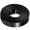 VEVOR Discharge Hose 2" x 100 ft PVC Lay Flat Backwash Water Pump Hose, for Swimming Pool Sand Filter & Sump Pump, Heavy Duty, Water Transfer Drainage, Weather & Burst-Resistant, with Clamps, Black
