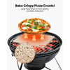 VEVOR Pizza Stone, 16 x 14 x 0.6 Inch Rectangular Cordierite Pizza Stone, Large Baking-Stone with Scraper, 1450℉ Heat-Resistant Cordierite Cooking Stones for Kitchen Bake Oven, BBQ Grilling