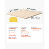 VEVOR Pizza Stone, 16 x 14 x 0.6 Inch Rectangular Cordierite Pizza Stone, Large Baking-Stone with Scraper, 1450℉ Heat-Resistant Cordierite Cooking Stones for Kitchen Bake Oven, BBQ Grilling