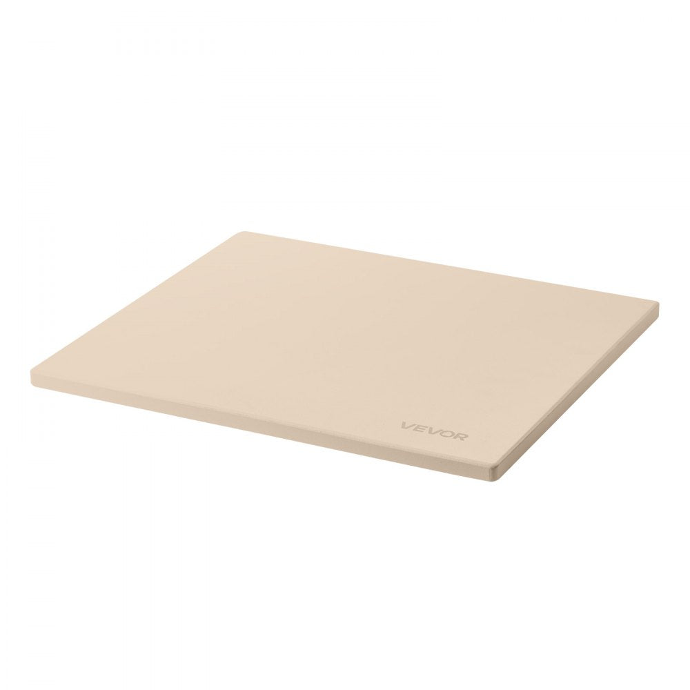 VEVOR Pizza Stone, 16 x 14 x 0.6 Inch Rectangular Cordierite Pizza Stone, Large Baking-Stone with Scraper, 1450℉ Heat-Resistant Cordierite Cooking Stones for Kitchen Bake Oven, BBQ Grilling