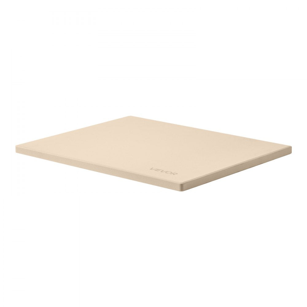 VEVOR Pizza Stone, 20 x 14 x 0.6 in Rectangular Cordierite Pizza Stone, 1450℉ Heat-Resistant Cook Stone, Extra Large Baking-Stone with Metal Peel, Scraper, for Kitchen Bake Oven, BBQ Grill