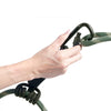 VEVOR Tree Stand Safety Rope, 30 ft/91.44 m Treestand Lifeline Rope 30KN Breaking Tension, 0.6'' Hunting Safety Line with Prusik Knot, 2pcs Carabiner and Silencer, for Treestrap and Climbing