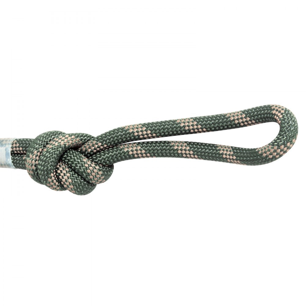 VEVOR Tree Stand Safety Rope, 30 ft/91.44 m Treestand Lifeline Rope 30KN Breaking Tension, 0.6'' Hunting Safety Line with Prusik Knot, 2pcs Carabiner and Silencer, for Treestrap and Climbing