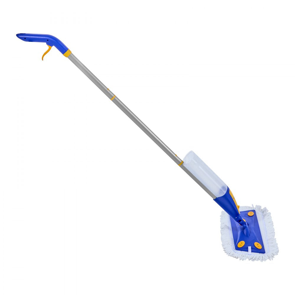 VEVOR Spray Mop, with 3 Washable Pads for Dry and Wet Floor Cleaning and a 27oz Refillable Water Tank, Microfiber Dust Wet Mop & Twisted Cotton Dry Mop, Commercial Home Use for Tiles/Vinyl/Wood Floor