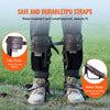 VEVOR Tree Climbing Spikes, 1 Pair Alloy Steel Climbing Spurs, 350lbs Load Capacity Tree Climbing Gear with Straps and Spike Protectors, Arborist Equipment for Climbers, Hunting, Fruit Picking, Brown